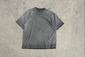 PLAYERA MANGA CORTA POLYCOTTON PESO MEDIO REVERSER VINTAGE GRIS