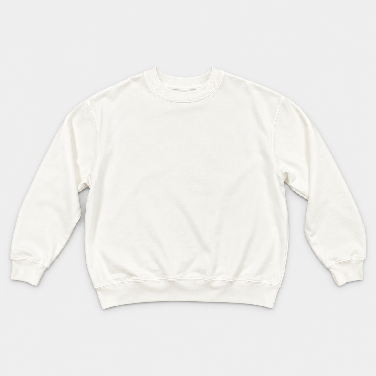 Crewneck heavy hueso, frente