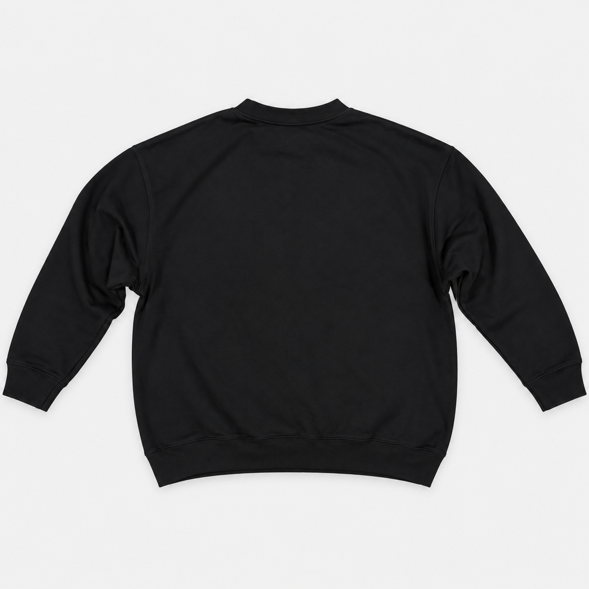 Crewneck heavy negro, espalda