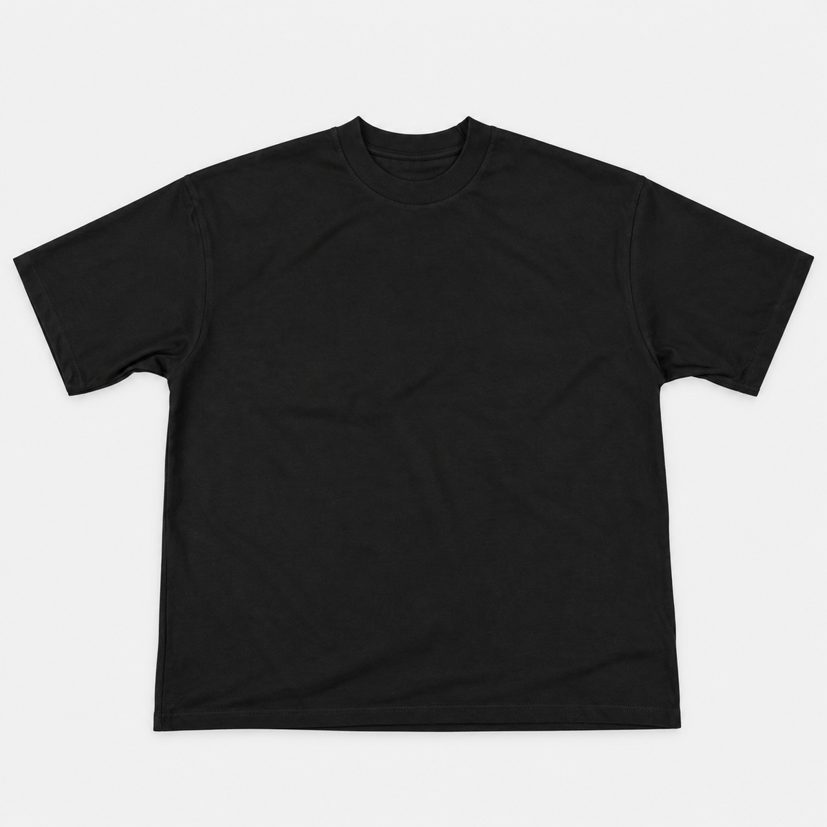 Playera manga corta heavy negro