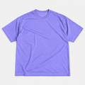 Playera manga corta polycotton peso medio morado, frente