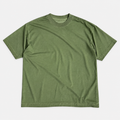 Playera manga corta polycotton peso medio verde, frente
